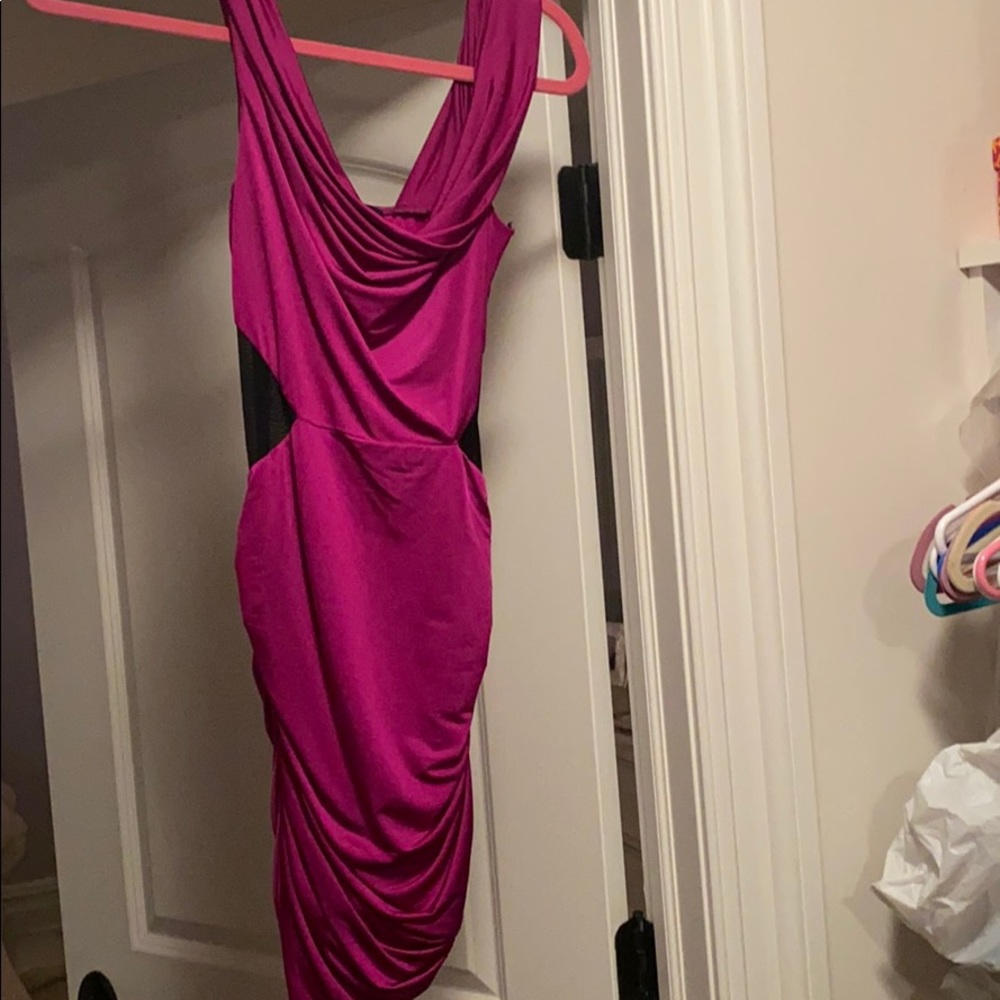Dress with mesh